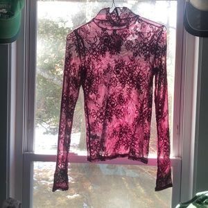 Beautiful Express XS lace long sleeve shirt